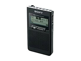 【中古】(未使用・未開封品)ソニー SONY ポケットラジオ XDR-63TV : ポケッタブルサイズ FM/AM/ワンセグTV音声対応 ブラック XDR-63TV B