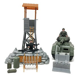 【中古】(未使用・未開封品)BOLEY Defender Army Tank Play Set - Toy Tank and US Army toy Accessories Set
