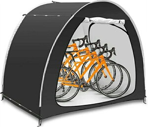 自転車テント3-4台用 大型 自転車ハウス 雑貨 UVカット・遮熱・耐水加工 家庭用 アウトドア 戸外 携帯可 自転車置き場 屋根付き 物置 バイク テント 梅雨対策
