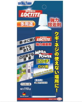 多用途接着剤  ヘンケルジャパン（ロックタイト LOCTITE） メガパワーマルチ１１０ １１０ｇ