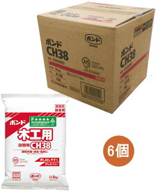 コニシ ボンド 木工用 詰替用 CH38 3kg #40250 ケース6袋入り