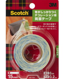3M XRb` zfR[Vpʃe[v HD-FBC zCg 15 mm x 6 m