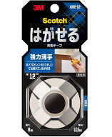 3M　はがせる両面テープ　強力薄手　（KRE−12） 12mm×8m