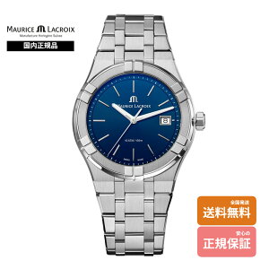 �y�������K�i�z���[���X�E���N���A �A�C�R�� AI1108-SS002-430-1 �N�H�[�c 40mm MAURICE LACROIX AIKON QUARTZ �����Y �j�� �r���v