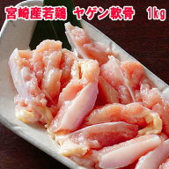 【冷凍配送】■宮崎産ヤゲンなんこつ　1kg