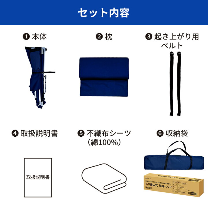 楽天市場】簡易ベッド 折りたたみ 簡易ベッド コット 非常用 防災 軽量 