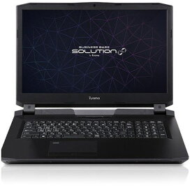 ゲーミングノートPC iiyama SOLUTION-17FG102-i7-VOR2 Core i7 8700/8GBメモリ/240GB SSD+1TB HDD/RTX2080/17インチ