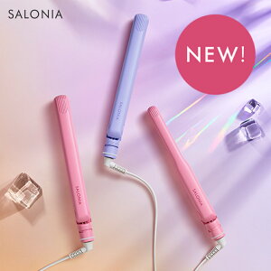 《New!春夏限定カラー新登場!》【SALONIA ストレートヘアアイロン 15mm 24mm 35mm 】 ヘアーアイロン サロニア 海外対応 1年保証 ポーチ hk 春 スプリング さろにあ