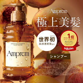 【Amprem アンプレム シャンプー・トリートメント ボトル】アンプレム ヘアケア ケラチン シルク 美髪 サロン品質 ダメージケア ベルベットネクター イノセントマグノリア