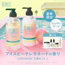 【 BOTANIST ピーチレモネード 3点 セット】数量限定 シャンプー トリートメント ヘアマスク ヘアオイル ヘアバーム ドライシャンプー冷涼 ダメージケア ツヤ しっとり さらさら ボタニスト 2025SS