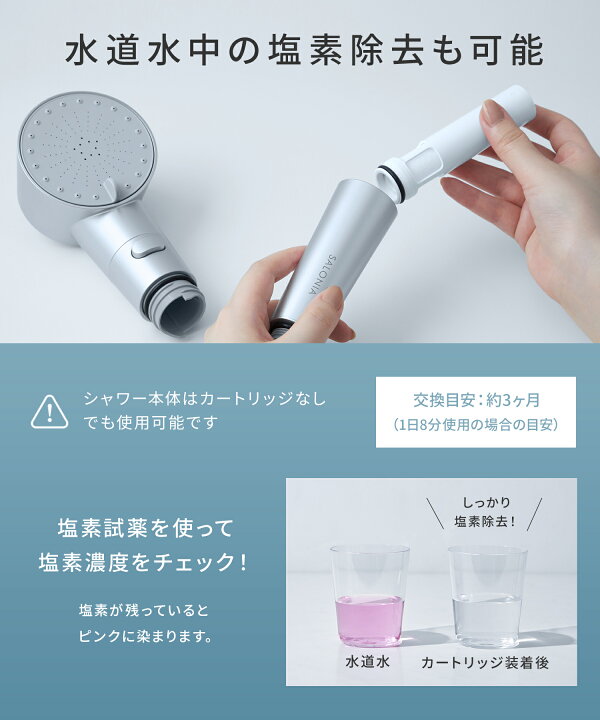楽天市場】SALONIAシャワーヘッド【SALONIA サロニア ファインバブル  