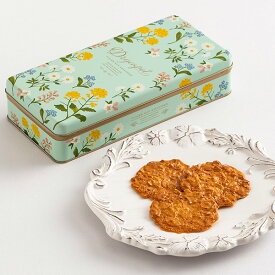 ドリカポ D12SN　お菓子 焼き菓子 洋菓子 ギフト プチギフト 贈り物 手土産 神戸風月堂 御中元 お歳暮 お年賀 引き出物 母の日 敬老の日 お祝い お供え お見舞い 缶入り 個包装 ナッツ アーモンド クッキー アーモンドチュイル 花柄 フラワーモチーフ 可愛い