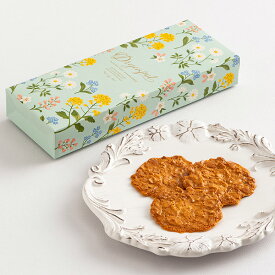 ドリカポ D6BN　お菓子 焼き菓子 洋菓子 ギフト プチギフト 贈り物 手土産 神戸風月堂 御中元 お歳暮 お年賀 引き出物 母の日 敬老の日 お祝い お供え お見舞い 個包装 500円 ナッツ アーモンド クッキー アーモンドチュイル 花柄 フラワーモチーフ 可愛い