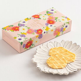 レスポワール L10BN　お菓子 焼き菓子 洋菓子 ギフト プチギフト 贈り物 手土産 神戸風月堂 御中元 お歳暮 お年賀 引き出物 母の日 敬老の日 お祝い お供え お見舞い 個包装 クッキー バタークッキー 花柄 フラワーモチーフ 可愛い かわいい オシャレ おしゃれ