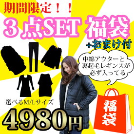 【アウター入り2022福袋】数量限定 8点セット3970円！サイズが選べる 福袋 2021 豪華福袋 レディース 秋冬新作 大きいサイズ M L LL 2L 3L XL 2XL