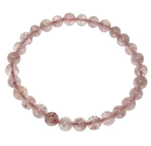 AAピンクエピドート(アフリカンストロベリークォーツ)6mmブレスレット【15cm 16.5cm 18cm】愛情 想像力 若々しさ 自信 浄化 健康 リズム ギフト 数珠 念珠 天然石 パワーストーン レディース メン