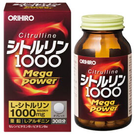 オリヒロ株式会社オリヒロ シトルリン Mega Power 1000 240粒【北海道・沖縄は別途送料必要】