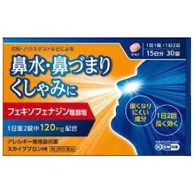 【第2類医薬品】日野薬品工業株式会社　スカイブブロンHI 30錠入＜くしゃみ・鼻水・鼻づまりに＞＜アレルギー専用鼻炎薬＞【セルフメディケーション対象】(この商品は注文後のキャンセルができません)【北海道・沖縄は別途送料必要】【CPT】