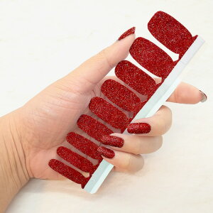 【本日楽天ポイント5倍相当】【メーカー直送品(代引き不可)※メール便発送】株式会社アダチ a-fre(エーフレ) Gorgeous Red ゴージャスレッド 9サイズ×2枚(合計指18本分)<ネイルシール>