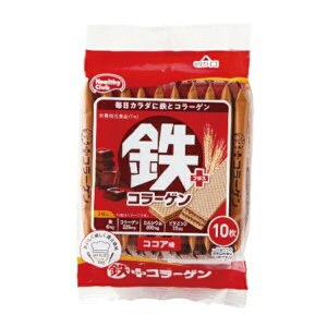 【本日楽天ポイント5倍相当】【送料無料】ハマダコンフェクト株式会社 鉄プラスコラーゲンウエハース 10枚【RCP】【△】