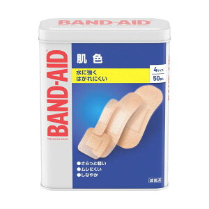 【本日楽天ポイント5倍相当】【送料無料】JNTLコンシューマーヘルス株式会社バンドエイド 肌色 4サイズ 50枚入【△】