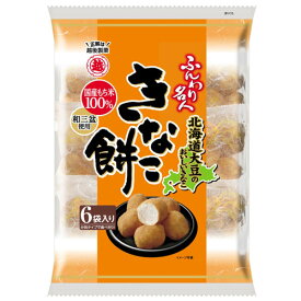 【本日楽天ポイント5倍相当】【送料無料】越後製菓株式会社ふんわり名人　きなこ餅(75g)×12個セット【北海道・沖縄は別途送料必要】