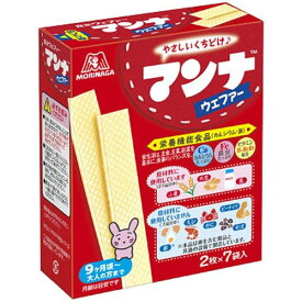 【送料無料】森永製菓株式会社マンナウェファー(14枚入)×6個セット＜栄養機能食品(カルシウム・鉄)＞【北海道・沖縄は別途送料必要】