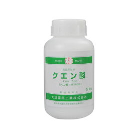 【本日楽天ポイント5倍相当!!】【送料無料】大成薬品工業株式会社クエン酸 500g【△】