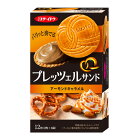 【1/15(金)限定！ 5％OFFクーポン利用でポイント13倍相当】【送料無料】イトウ製菓株式会社プレッツェルサンドアーモンドキャラメル(12枚入)×6個セット【北海道・沖縄は別途送料必要】【□□】