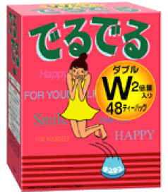 【本日楽天ポイント5倍相当】昭和製薬でるでるW(2倍量入り)　7.4gx48ティーバッグ～おいしいセンナ太茎配合ダイエットティー～【健康食品】【RCP】【■■】【北海道・沖縄は別途送料必要】