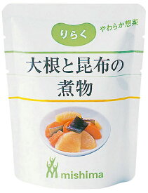 【本日楽天ポイント5倍相当】三島食品株式会社りらく 大根と昆布の煮物100g × 15×4個【JAPITALFOODS】【RCP】