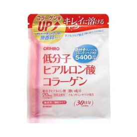 【本日楽天ポイント5倍相当】オリヒロプランデュ『低分子ヒアルロン酸コラーゲン 袋タイプ 180g』【RCP】【北海道・沖縄は別途送料必要】【CPT】