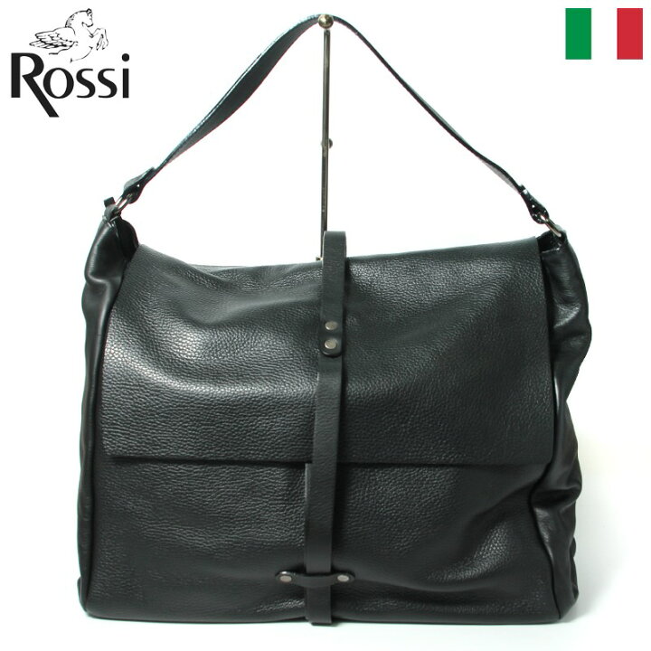 楽天市場】〈BRUNO ROSSI ブルーノ ロッシ〉本革 黒 2WAY ショルダー 