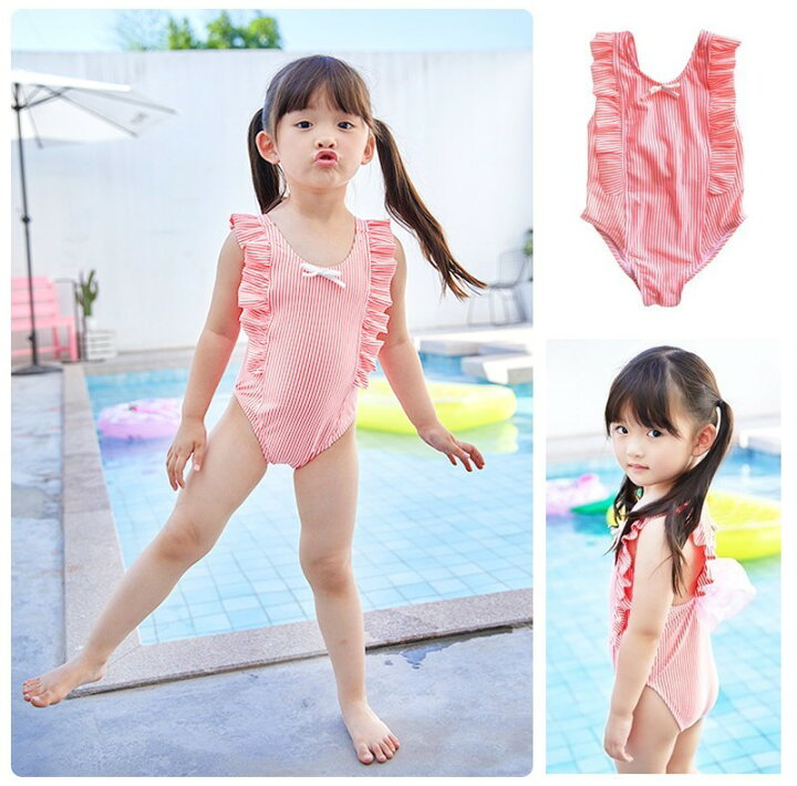 楽天市場 送料無料 子供用水着 女の子用 ワンピースタイプ ストライプ ボーダー フリル キッズ ジュニア 女児 女の子 小学生 幼児 水着 柄 かわいい キュート ポップ 夏 カラフル プール ビーチ リゾート リボン オレンジ ピンク グリーン ブルー Dolcissimo 楽天市場 送料無料 子供用水着 女の子用 ワンピースタイプ ストライプ ボーダー フリル キッズ ジュニア 女児 女の子 小学生 幼児 水着 柄 かわいい キュート ポップ 夏 カラフル プール ビーチ リゾート リボン オレンジ ピンク グリーン ブルー Dolcissimo