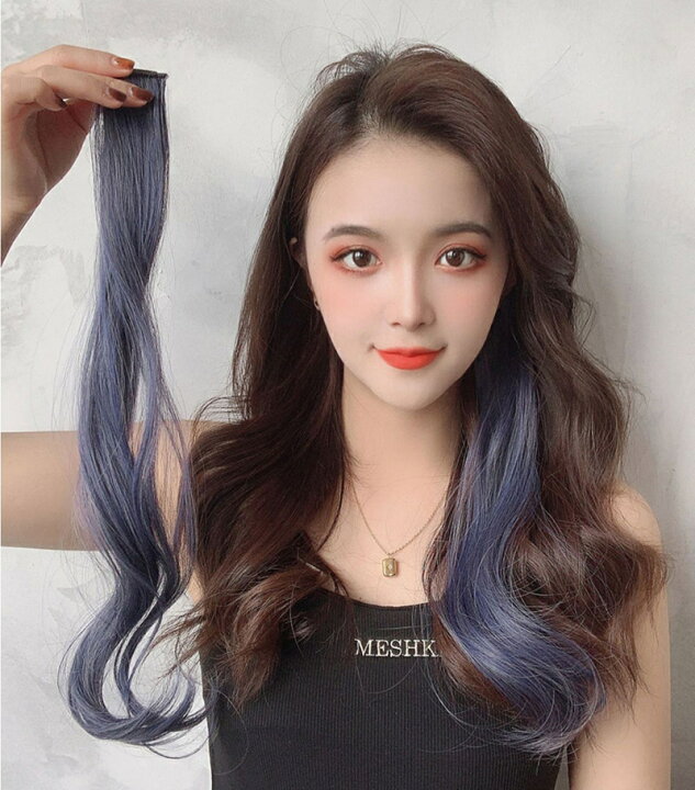 楽天市場 送料無料 ワンタッチ エクステ 部分ウィッグ 単品 つけ髪 つけ毛 ヘアアレンジ メッシュ 巻き髪 カール ロング ヘアピース コスプレ エクステンション ワンポイント おしゃれ かわいい レディース 変装 仮装 変身 ハロウィン イベント パーティ ダ Dolcissimo