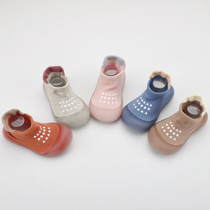 市場 送料無料 くつ ブーティー ベビー ファーストシューズ ソックスシューズ ブーツ風 防寒 靴下靴 赤ちゃん ニット クツ 暖かい