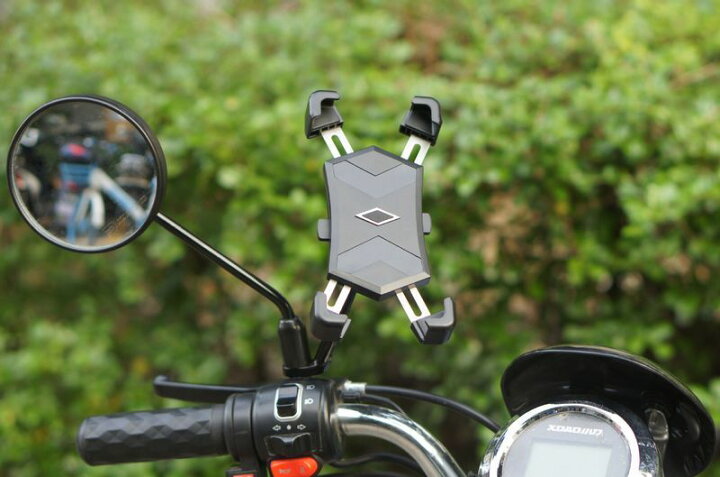 ラッピング不可】 スマホホルダー バイク用 落下防止 固定 バックミラー 原付 スクーター ナビ スマホホルダー バイク用 落下防止 固定 バックミラー 原付 スクーター ナビ