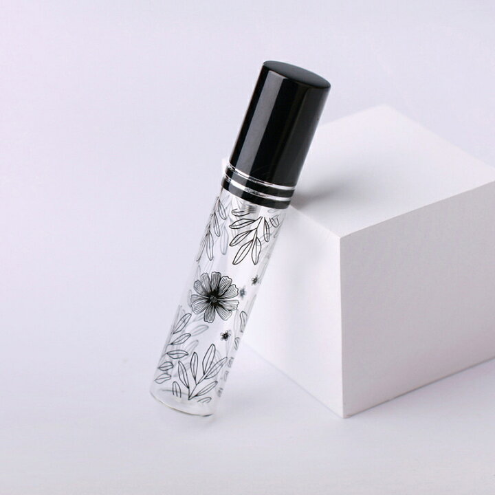 激安価格の アトマイザー 詰替容器 スプレー 10ml 透明 香水 ボトル ボタニカル リーフ フラワー 花 はっぱ 植物 葉 持ち運び おしゃれ かわいい 少量 Riosmauricio Com