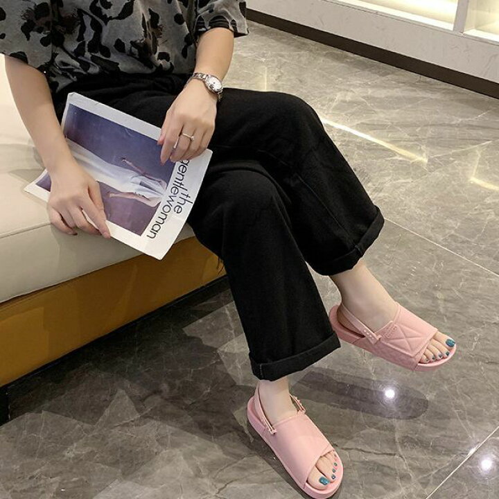 楽天市場 送料無料 コンフォートサンダル オフィスサンダル レディース 女性用 バックストラップ キルティング ローヒール 室内 室外 おしゃれ ナース サンダル 屋内 屋外 ブラック ベージュ ブラウン ピンク ブルー 黒 茶色 青 Dolcissimo