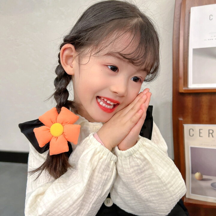 楽天市場 送料無料 ヘアゴム 髪ゴム 髪留め ヘアアクセサリー キッズ 子供用 女の子 レディース ヘアアレンジ 花 フラワー かわいい キュート 女子 女児 子ども用 こども用 女性用 Dolcissimo