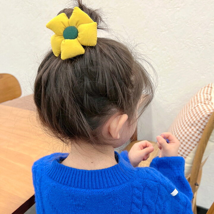 楽天市場 送料無料 ヘアゴム 髪ゴム 髪留め ヘアアクセサリー キッズ 子供用 女の子 レディース ヘアアレンジ 花 フラワー かわいい キュート 女子 女児 子ども用 こども用 女性用 Dolcissimo