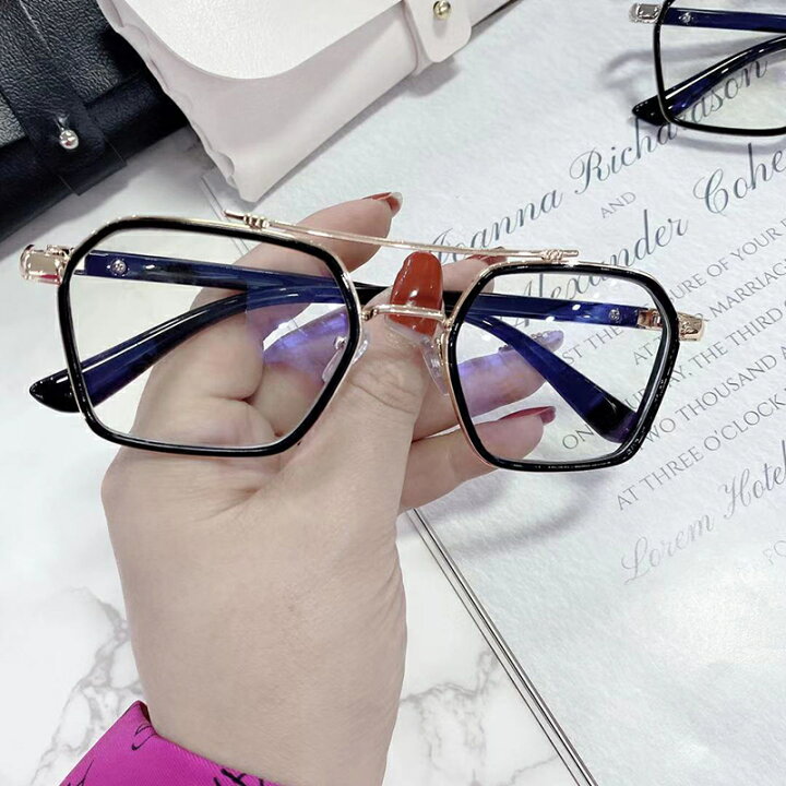 チープ ビックサングラス メガネ 眼鏡 レディース メンズ 透明