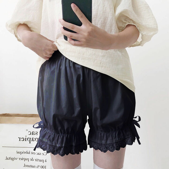 楽天市場】送料無料 ドロワーズ レディース ペチパンツ コスプレ衣装 かぼちゃパンツ インナー 下着 肌着 ロリータファッション ショート フリル レース リボン 可愛い おしゃれ コスチューム ペチコート ウエストゴム ホワイト ブラック 白色 黒色 かわいい : dolcissimo 楽天市場】送料無料 ドロワーズ レディース ペチパンツ コスプレ衣装 かぼちゃパンツ インナー 下着 肌着 ロリータファッション ショート フリル レース リボン 可愛い おしゃれ コスチューム ペチコート ウエストゴム ホワイト ブラック 白色 黒色 かわいい : dolcissimo
