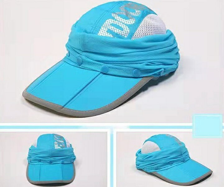 楽天市場 送料無料 キャップ フェイスカバー付き 2way レディース 女性 帽子 ぼうし サンキャップ フェイスガード 取り外し可能 ボタン 簡単取り付け メッシュ 通気性 ロゴ カジュアル シンプル 日よけ 紫外線対策 日焼け防止 お洒落 スポーツ アウトドア Dolcissimo