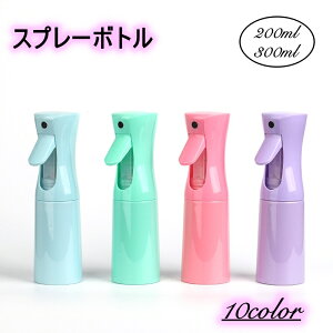 送料無料 スプレーボトル スプレイヤー 霧吹き 詰め替え容器 連続噴射 ヘアセット スキンケア 水やり アルコール 細かい シンプル