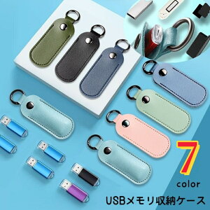 送料無料 USBメモリ収納ケース SDカードケース キーケース キーリング 小物ケース 小物入れ リップケース レザー調 フラッシュメモリカバー USBメモリカバー 収納ホルダー 持ち運び コンパク