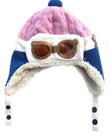 送料無料 帽子 耳当て付き 裏地ボア 子供帽子 子供用帽子 ぼうし フリース 冬用 暖かい あったかい 防寒対策 パイロット ゴーグル メガネ 男の子 男児 女の子 女児 キッズ KIDS 可愛い カジュアル