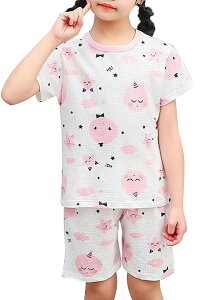 送料無料 パジャマ ルームウェア 上下セット セットアップ 子供服 キッズ ジュニア 90-150cm 男の子 女の子 部屋着 半袖カットソー ショートパンツ メッシュ デザイン豊富 おしゃれ 可愛い か