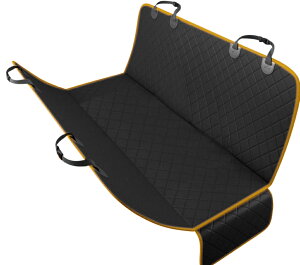 送料無料 カーシート ペット用品 犬用 猫用 ペットグッズ 黒 車用品 ドライブ用品 マット 汚れ防止 防水 傷防止 後部座席 シンプル 便利 お出かけ ドライブ アウトドア