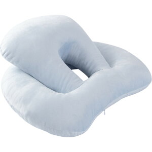 送料無料 腕枕 ネックピロー クッション 枕 ピロー 腰当て 穴あき ホールクッション お昼寝 うつ伏せ寝 仮眠用 休憩 洗える 洗濯可能 首枕 デスク オフィス